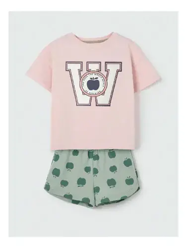Conjunto Infantil Menina Curto Estampado - Hering