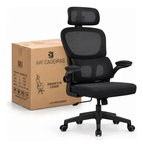 Cadeira Escritório Ergonômica Maat Brand Suporte Lombar Nr17