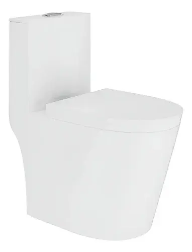 Vaso Sanitário Monobloco Caixa Acoplada Completo Privada Cor Branco Tubrax - VAB0003