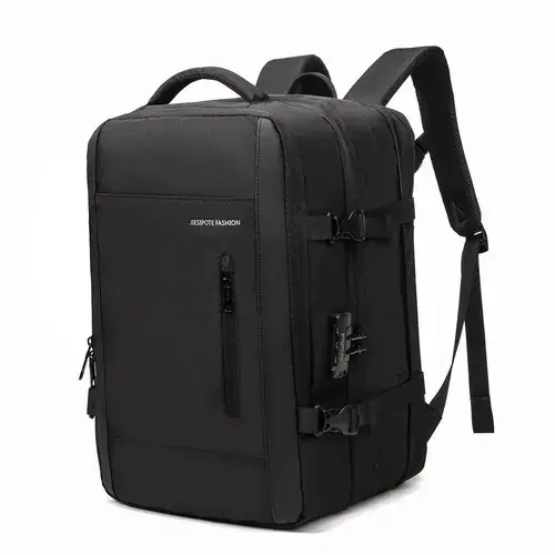 Mochila Para Notebook Impermeável com Porta USB e Senha Para Homem