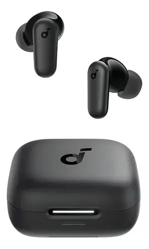 Fone de Ouvido Bluetooth 5.4 soundcore P30i da Anker, Cancelamento de Ruído Adaptativo, Graves Poderosos, 45H de Reprodução, Estojo 2-em-1 com Suporte para Celular, IP54, Fone sem fio TWS, Preto
