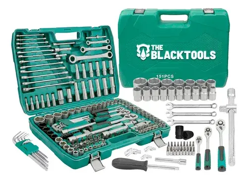 Chave Estruturada Tsk151 The Black Tools 10-32mm Cromado Aço