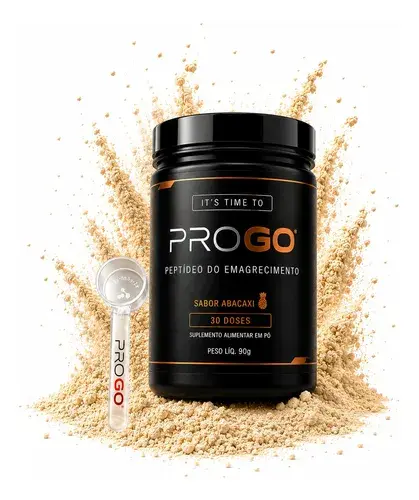 Progo Peptídeo 90g Bioativo Sem Glúten 30 Doses Emagrece