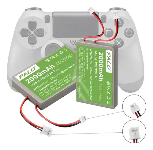 Bat-er-ia Para Controle Ps4/ps4pro Playstation4 2 Plugs