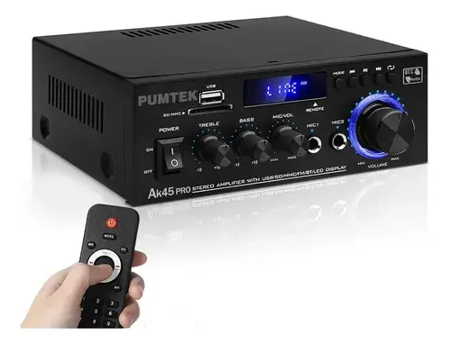Amplificador De Potência De Áudio Ak45 2*40w