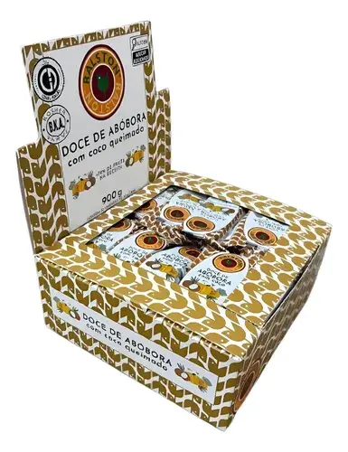 Doce De Abóbora Com Coco Queimado Ralston Display C/30 Und