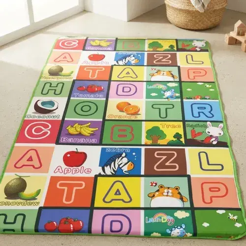 Tapete Tatame Infantil Térmico Bebê Educativo 145x90cm