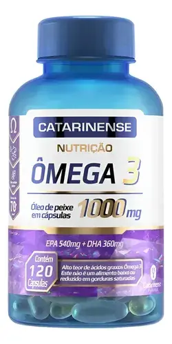 Ômega 3 Original 1000mg 120 Capsulas Catarinense Pharma