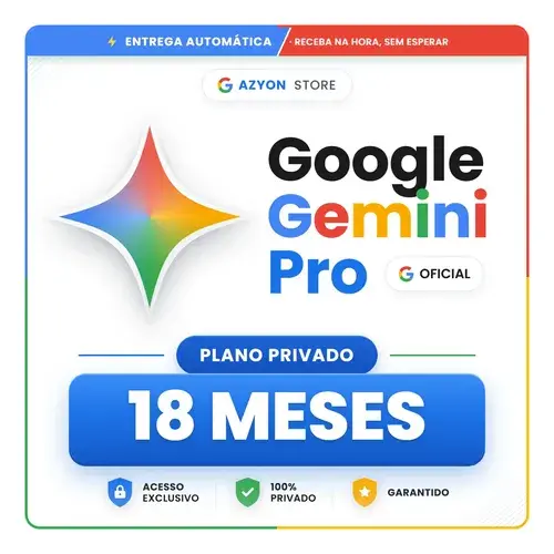 Google Gemini Ai Pro 18 Meses | Via Link De Ativação