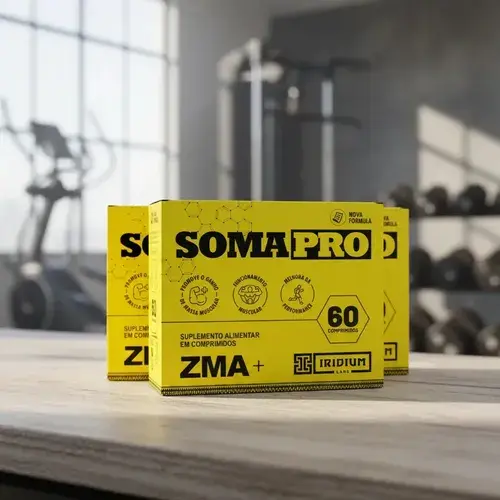 Soma Pro ZMA Iridium Labs Pré Hormonal - 60 Comps - Kit 3 Caixas Sabor Sem sabor
