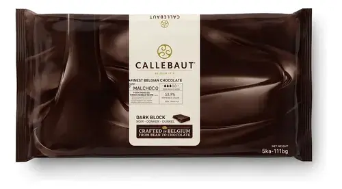 Chocolate Belga Dark Callebaut Em Barra 53,9% 5kg