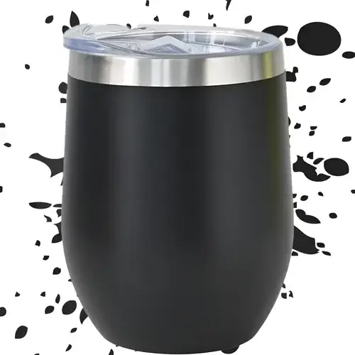 Copo Térmico Anweller 360ml Inox Com Tampa Antigotejamento