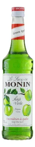 Xarope Monin Maçã Verde 700ml Para Drinks e Coquetéis