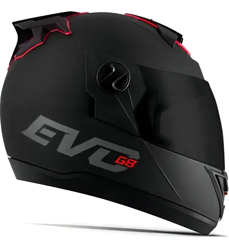 Capacete Para Moto Integral Pro Tork Evolution G8 Preto-fosco Tamanho 58