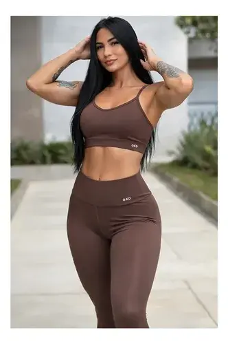 Conjunto Gkd Zero Transparência Legging Cós Alto Top Duplo
