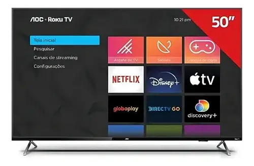 Smart Tv Aoc 50u6125 50'' 4K LED