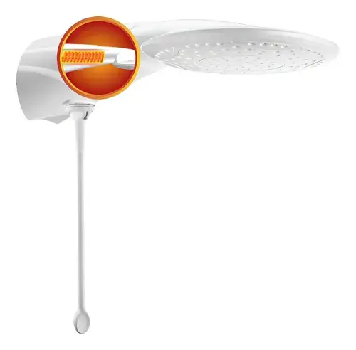 Ducha Eletrônica Lorenzetti Advanced Blindada 6000W Branco
