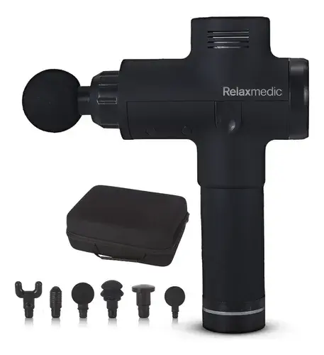 Pistola Massageadora Deep Therapy - Profissional - Massagem Potente - Liberação Miofascial - Relaxmedic