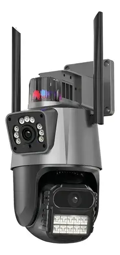 Câmera Speed Dome Ip Com Sirene E Alarme Duas Versões