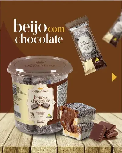 Doce Beijo Ouro De Minas Pote 21 Un