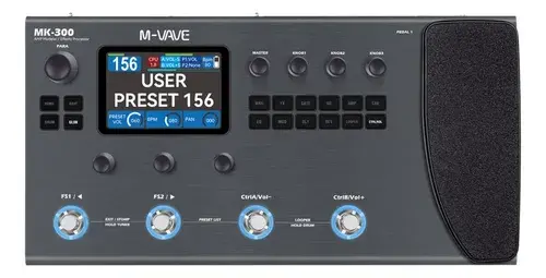 M-vave Mk300 Integral Multiefecto Guitarra/baixo 360+ Efeito