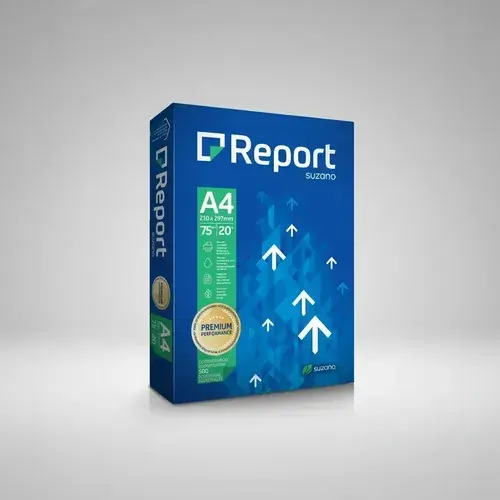 Papel Report Premium A4 75g Branco Pacote 500 Folhas