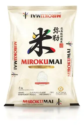 Arroz Japonês Tipo 1 Azuma Pacote 5kg