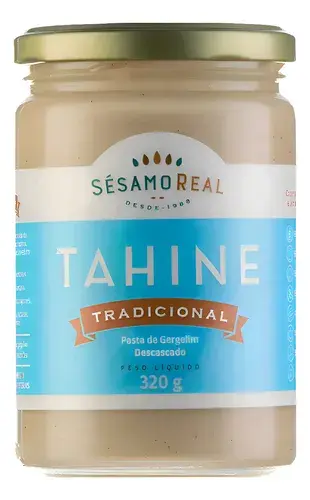 Tahine Tradicional 320g Pasta De Gergelim Gourmet Premium