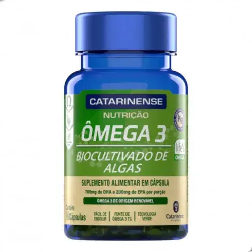 Ômega 3 Biocultivado de Algas Catarinense Nutrição 120 Cps
