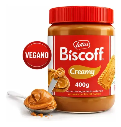 Pasta Biscoff Creme Creamy Biscoito Caramelizado 400g