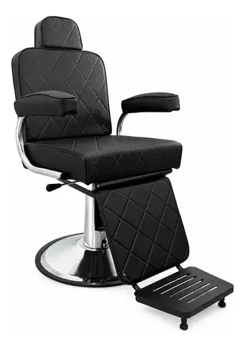 Poltrona Cadeira Reclinável Hidraulica De Barbeiro Barbearia