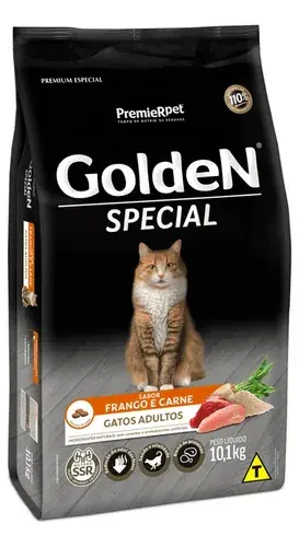 Ração Golden Special Gatos Adultos Frango E Carne 10,1kg