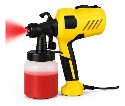 Pistola De Pintura 400w Profissional Elétrica Pulverizadora 800ml Regulações De Spray Prevenção De Refluxo Para Projetos De Renovação Doméstica 110v Marca Colpaq