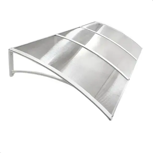 Toldo Policarbonato Modular 200x70 Cm Cobertura Porta Janela