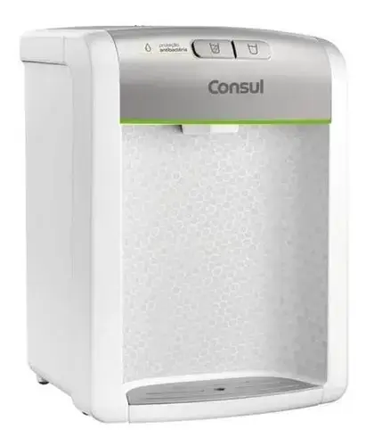 Purificador De Água Consul refrigerado Natural E Gelada com proteção antibactérias Bivolt Consul Branco - CPB34ASVNA
