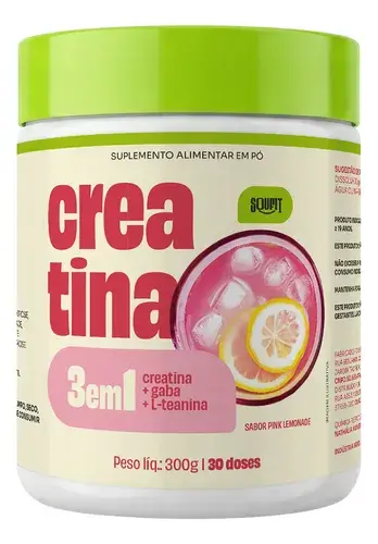 Creatina Monohidratada Soufit 300g - Sabor Pink Lemonade