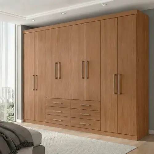 Guarda Roupa Casal 8 Portas 6 Gavetas Master Santos Andirá