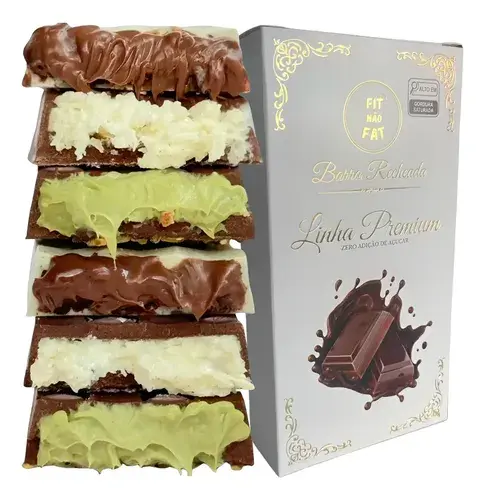 Kit 3 Barras Recheadas - Zero Adição De Açúcar - 540g