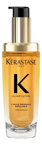 Óleo Capilar Kérastase Elixir Ultime L'Huile Originale Refilável, Cabelo Brilhante, Nutrido 75ml