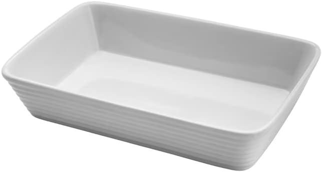 LYOR - Refratário de Porcelana Línea Branco 29,5cm x 20,5cm x 5,5cm