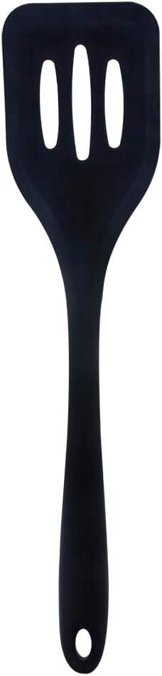 Espátula Vazada de Silicone - Preta