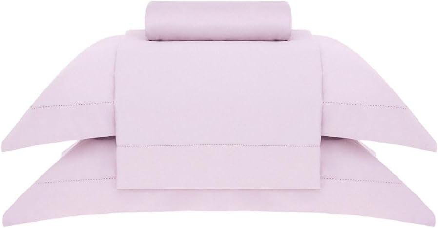 Buddemeyer Jogo de Cama King 300 Fios N.Colors II 100% Algodão Rosa 4 pç