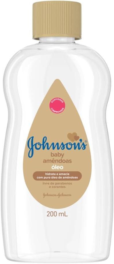 Óleo Hidratante de Amêndoas para Bebê Johnson's Baby, 200ml