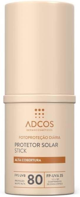 Protetor Solar Adcos Tonalizante Base Stick Fps80 17g- Nude