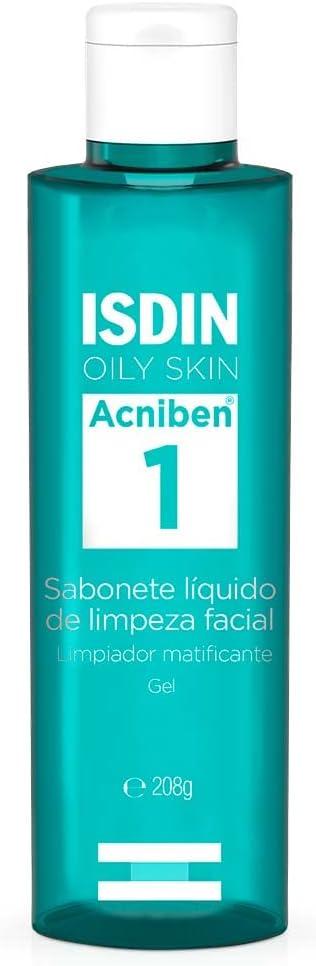 ISDIN Acniben Sabonete Líquido Facial Antioleosidade em Gel - 208g