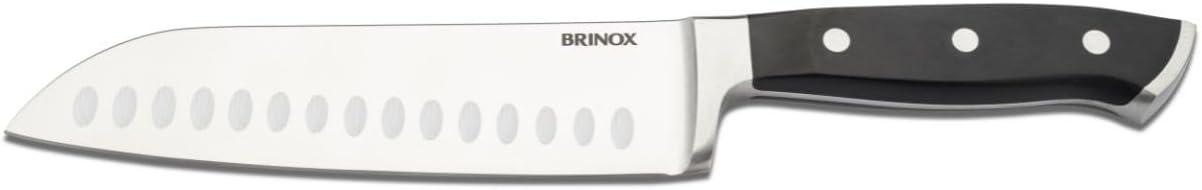 Faca de Cozinha Santoku 7” Brinox Infinity – Aço Inox, Durabilidade e Precisão