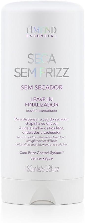Seca Sem Frizz Leave-In Finalizador 180ml | Amend Essencial
