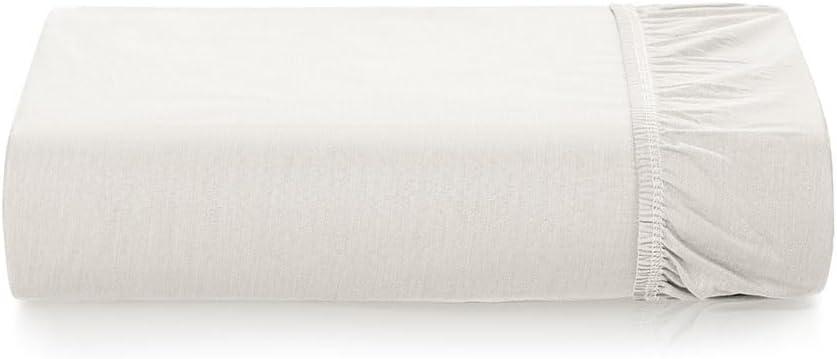 Karsten Lençol de Elástico Solteiro 300 Fios Bossa Branco 100% Algodão