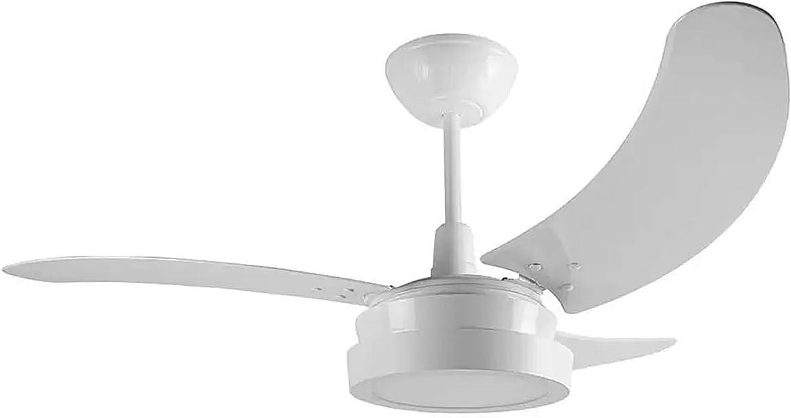 Ventilador Búzios Max Com Lustre LED 3P, Tron, Branco, 127 V