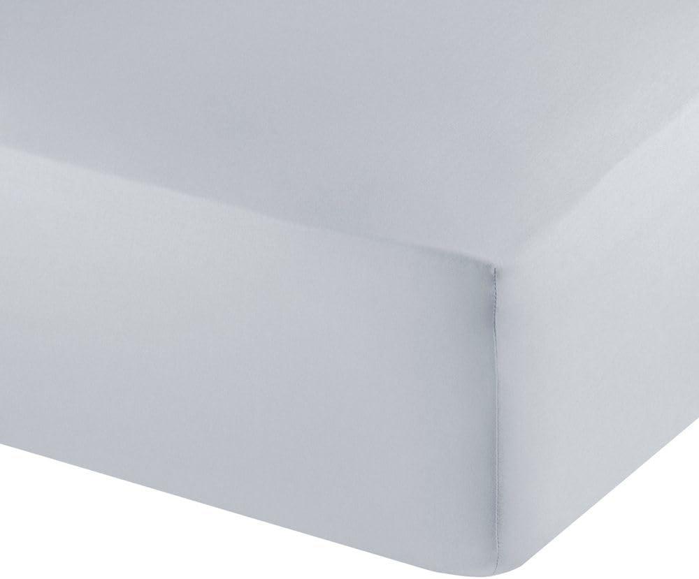 Buddemeyer Lençol Casal Cetim 300 Fios Cetim 300 Fios N. Colors II 100% Algodão Prata